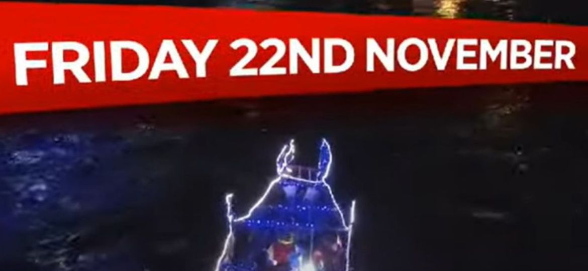 Santas arrival on Friday 22nd November 